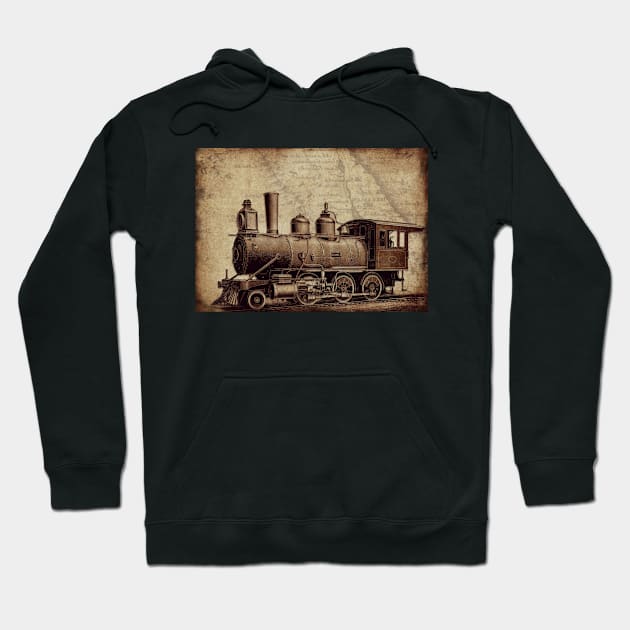 Iron Horse Locomotive Hoodie by tedsox